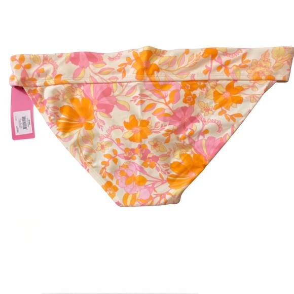 Juniors NWT Ninety-Nine Degrees Retro Bot Banded Hipster Swim Bottom Bikini XXL - Picture 2 of 7